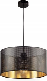 Függőlámpa Mennyezeti Áttört Lámpabúra Lyukacsos 40CM E27 Arany Led Pl