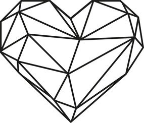 Heart fém fali dekoráció, 47×40 cm – TR891TNL1170