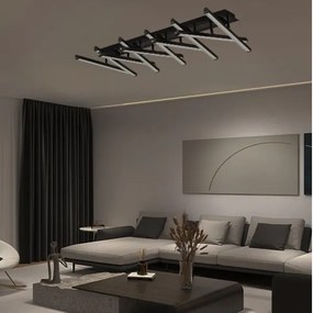 LED Dimmelhető felületre szerelhető csillár LED/125W/230V 3000-6500K + távirányítás