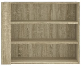 sonoma tölgy színű szerelt fa faliszekrény 75 x 35 x 60 cm