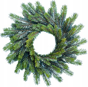 Karácsonyfa koszorú fenyő dekoratív gallyak 100% Pe