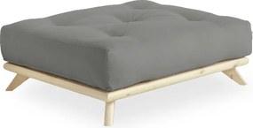 Senza Natural Clear/Grey lábtartó - Karup Design