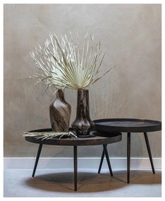 Fekete kerek dohányzóasztal ø 58 cm Bounds – WOOOD