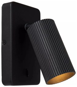 Lucide 09239/11/30 - Falra szerelhető spotlámpa CLUBS 1xGU10/40W/230V fekete