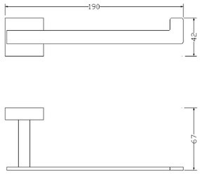 OMNIRES 8151BCR - WC-papír tartó LIFT fényezett króm