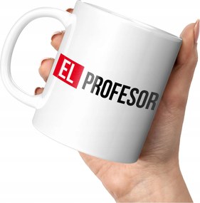 Kávés Bögre Tea El Professzor Ház Papír Nyomtatott Sorozat