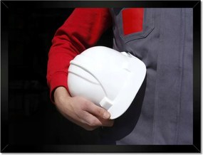 Poszterek keretben 40x30 Fehér védősisak