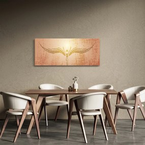 Kép - angyali absztrakció (120x50 cm)