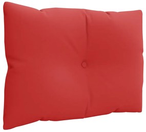 3 db piros szövet raklappárna