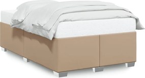 vidaXL ágykeret matrac nélkül cappuccino színű 120x190 cm műbőr