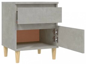 betonszürke éjjeliszekrény 40x35x50 cm