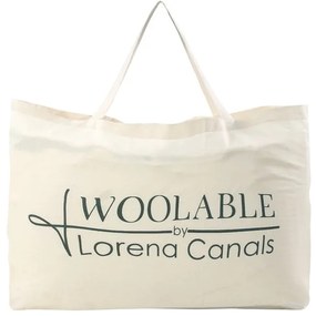Fehér mosható kézi szövésű gyapjú szőnyeg 170x240 cm Enkang Ivory – Lorena Canals