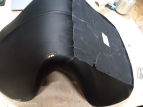 AKCIÓ Fekete irodai szék NOTO ökobőrből II. osztály