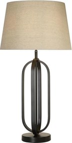 Searchlight EU91101NA - CHIC asztali lámpa 1xE27/60W/230V krémszínű