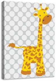 Zsiráf, vászonkép, 50x70 cm méretben