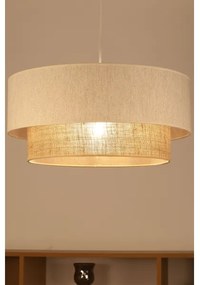 NATIA kábeles függeszték 1xE27/60W/230V fehér/barna