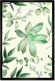 Poszterek keretben 40x60 Succulent Gardens virág