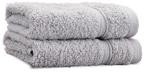 Világosszürke frottír pamut törölköző szett 2 db-os 30x30 cm Zero Twist – Catherine Lansfield