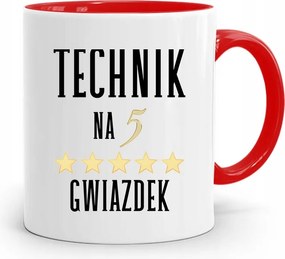 Technikusoknak Piros Ajándék Bögre fényképes nyomtatással