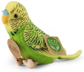 Rappa Plüss madárkakukk zöld, 11 cm, hanggal