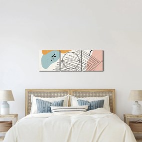 Kép - Levél illusztráció (órával) (90x30 cm)
