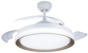Philips-LED Mennyezeti lámpa ventilátorral LED/35W/230V 5500/4000/2700K+RC arany