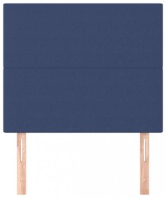 kék szövet fejtámla 100 x 5 x 118/128 cm