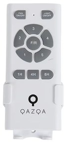 Mennyezeti ventilátor fekete 130 cm LED-del, fényerőszabályzóval és távirányítóval - Vifte