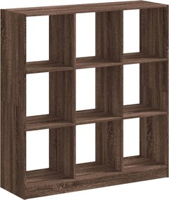 vidaXL barna tölgy színű szerelt fa könyvespolc 102 x 32 x 108 cm