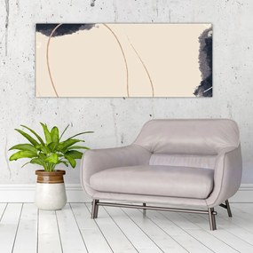 Kép - Bézs absztrakció (120x50 cm)