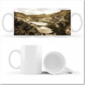 Nyomott mintás bögre Tátra Lengyel hegyek Kilátás