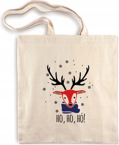 Karácsonyi Vásárlószatyor 38x42 cm Ecru 145g Ajándékcsomagoló Szatyor