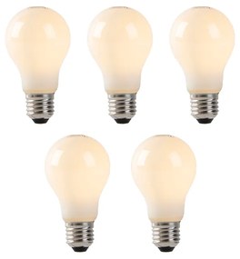 5 db-os készlet E27 LED izzók opál üveggel 1W 80lm 2200K