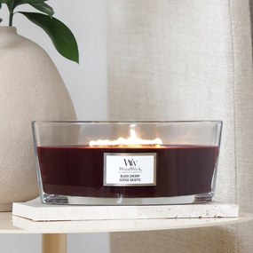 WoodWick Illatosító gyertya hajó Black Cherry, 453g