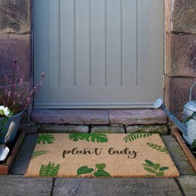 Kókuszrost lábtörlő 40x60 cm Plant Lady – Artsy Doormats