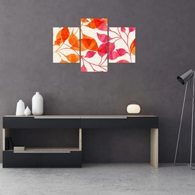 Kép - Narancssárga levelek (90x60 cm)