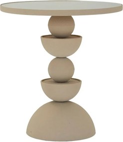 Kerek tárolóasztal üveg asztallappal ø 40,5 cm Dune – Mauro Ferretti