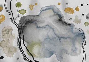 Dekoratív tapéta Flizelina Divatos minták Absztrakt akvarell 312x219 Ragasztó