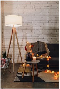 Fehér LED fényfüzér 30 gömbbel - Bonami Essentials