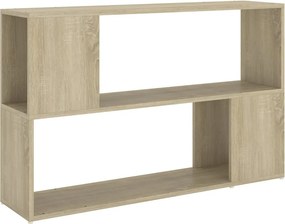 vidaXL sonoma tölgy színű szerelt fa könyvszekrény 100 x 24 x 63 cm