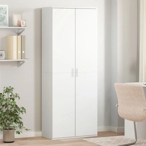 fehér szerelt fa magasszekrény 70 x 35 x 180