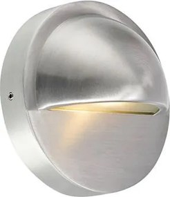 MARKSLÖJD 107715 GARDEN24 Modern Kültéri Fali Lámpa Ezüst LED IP44