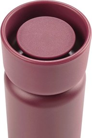 Borvörös rozsdamentes acél termobögre 400 ml Singles – Zone