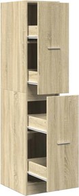 vidaXL sonoma tölgyfa patikusszekrény 30 x 41 x 144,5 cm rétegelt fából