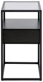 ZEIN fekete éjjeli szekrény