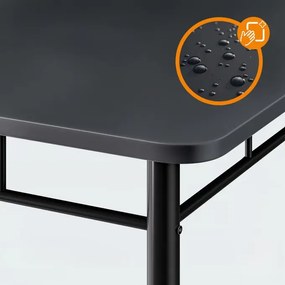 Casaria® Leo étkezőgarnitúra - antracit