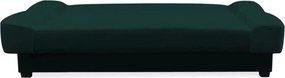 Ágyazható kanapé zöld színben, velúr kárpittal PIANO