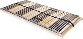 vidaXL 7 zónás 42 léces ágyrács 140 x 200 cm