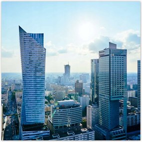 Poszterek 100x100 Varsó Főváros Lengyel