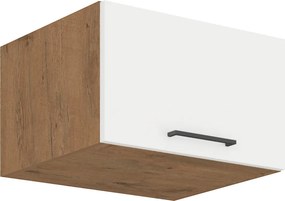 Felső szekrény, lancelot tölgy / fehér extra magas fényű HG, VEGA 60 NAGU-36 1F